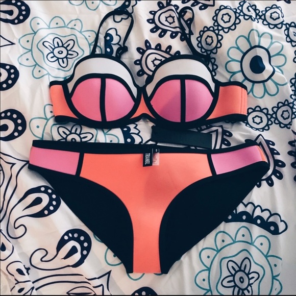 triangl swimwear Other - Authentic Triangl Bikini Poppy - Peach Soda